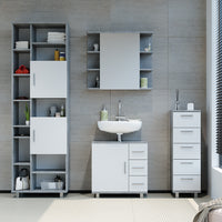 Vicco Cassettiera da bagno Calcestruzzo 30 x 95 cm