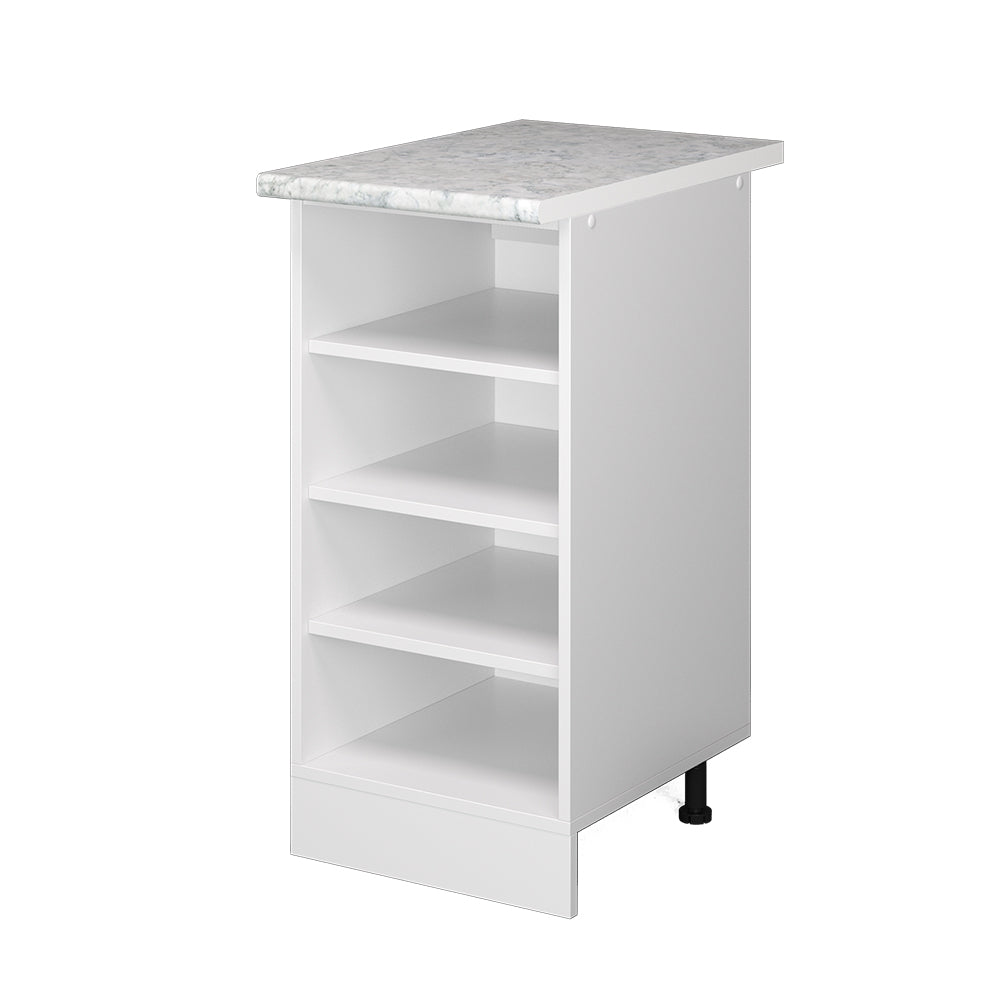 Vicco Scaffale da cucina Bianco 40 cm , PL Marmo