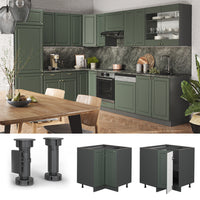 Vicco Mobile ad angolo cucina Verde-oro Country House 80.5 cm , PL Rovere