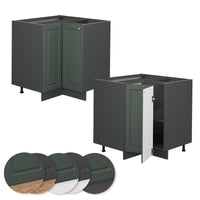 Vicco Mobile ad angolo cucina Verde-oro Country House 80.5 cm , PL Rovere
