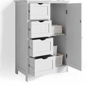 Vicco Cassettiera da bagno Bianco 55 x 81 cm