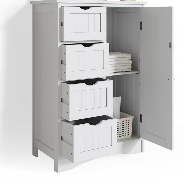 Vicco Cassettiera da bagno Bianco 55 x 81 cm