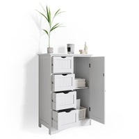 Vicco Cassettiera da bagno Bianco 55 x 81 cm