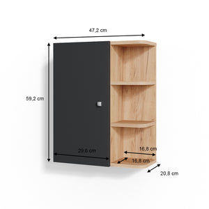 Vicco Mobile bagno Antracite 47.2 x 59.2 cm