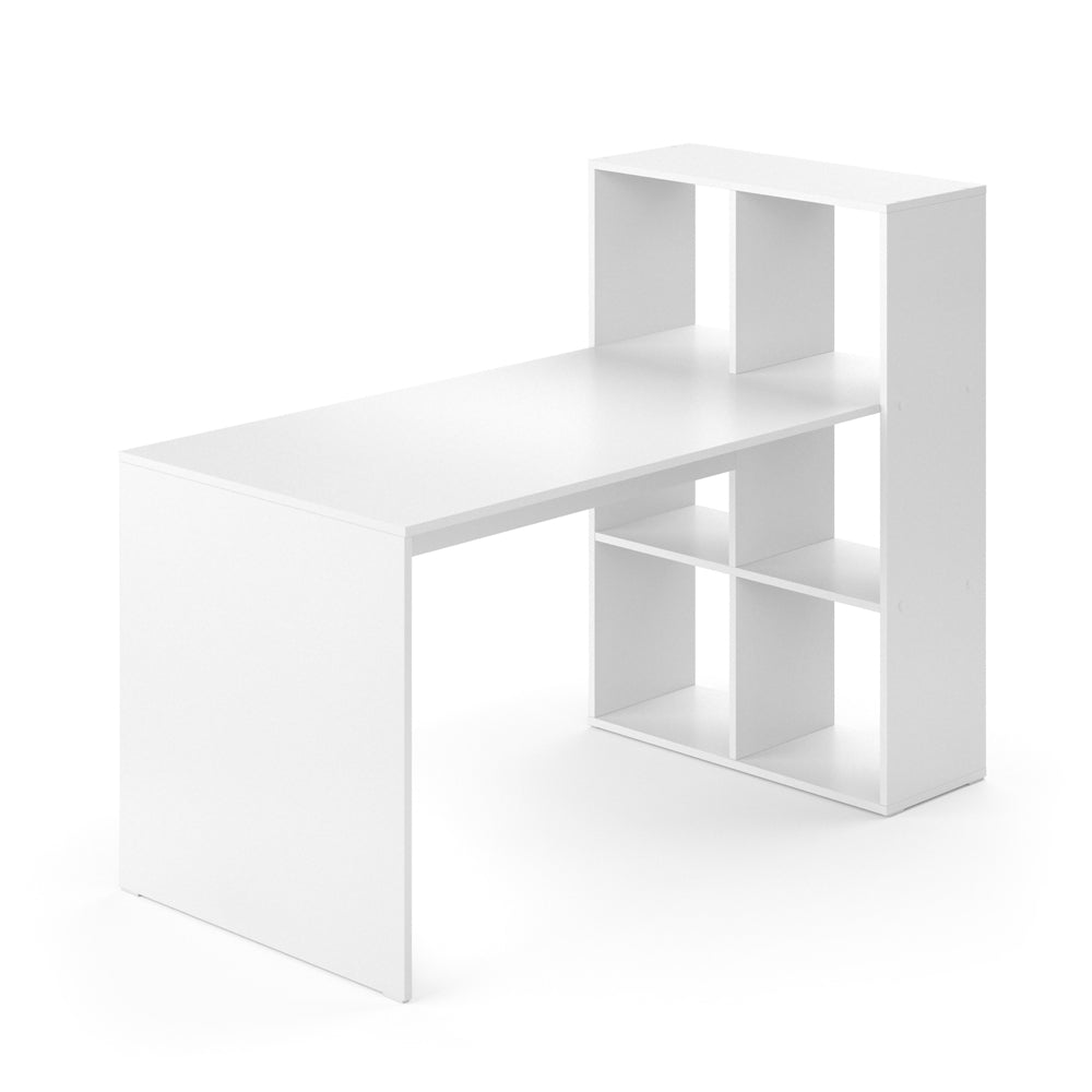 Vicco Scrivania con ripiani Bianco 72 x 143.8 cm