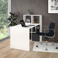 Vicco Scrivania con ripiani Bianco 72 x 143.8 cm