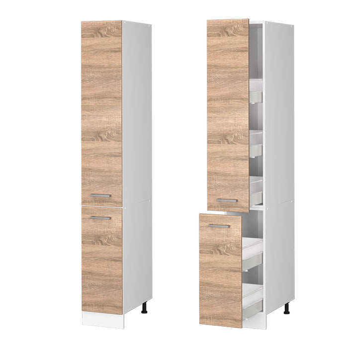 Vicco Dispensa universale Sonoma 30 cm con porte