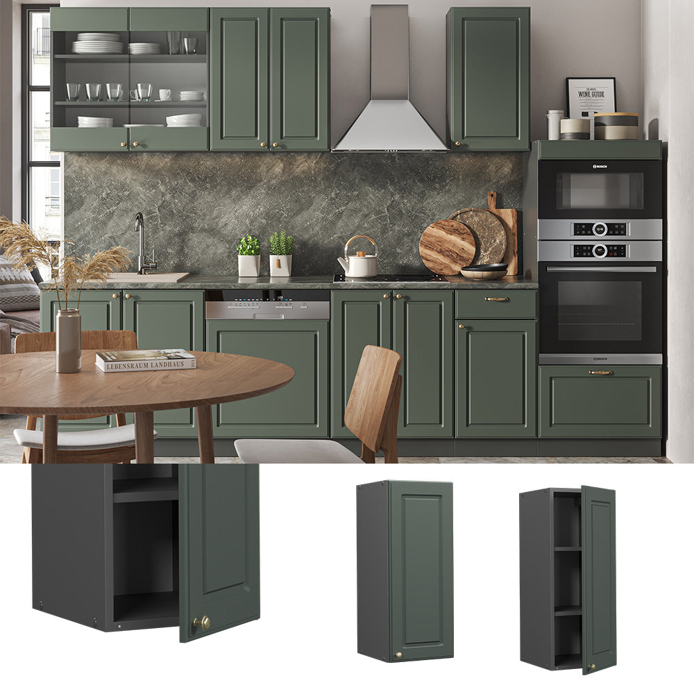 Vicco Pensile da cucina Verde-oro Country House 30 cm