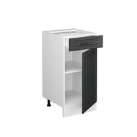 Vicco Mobiletto base per cucina Antracite casa di campagna 40 cm senza piano di lavoro