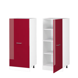 Vicco Dispensa universale Rosso bordeaux lucido 60 cm con anta grande