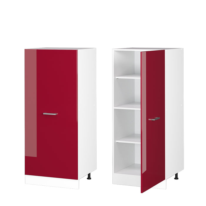 Vicco Dispensa universale Rosso bordeaux lucido 60 cm con anta grande