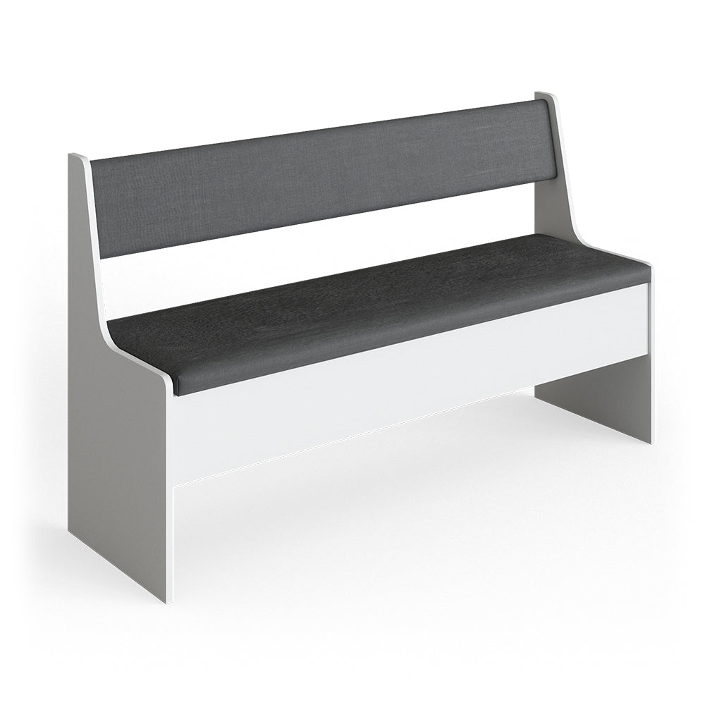 Vicco Panca ad angolo Bianco 41.5 x 136.6 cm