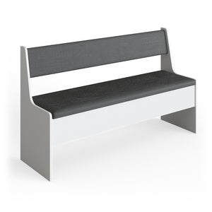 Vicco Panca ad angolo Bianco 41.5 x 136.6 cm