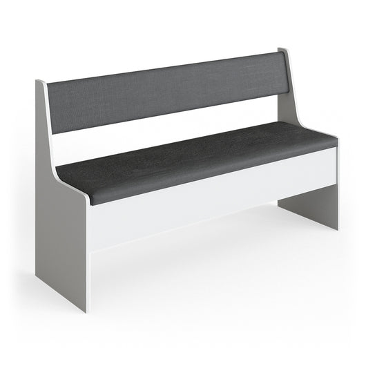 Vicco Panca ad angolo Bianco 41.5 x 136.6 cm