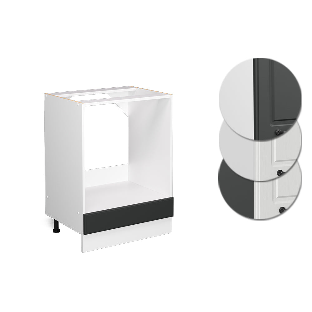 Vicco Mobile per forno da incasso Antracite casa di campagna 60 cm senza piano di lavoro