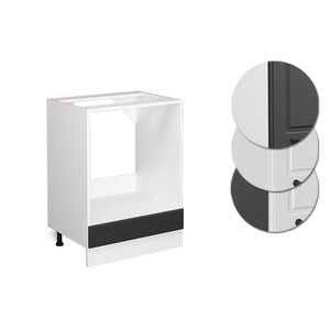 Vicco Mobile per forno da incasso Antracite casa di campagna 60 cm senza piano di lavoro