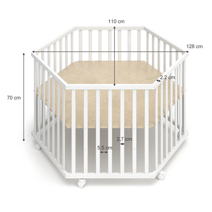 Vitalispa Box Bianco 128 x 110 cm 6 angoli