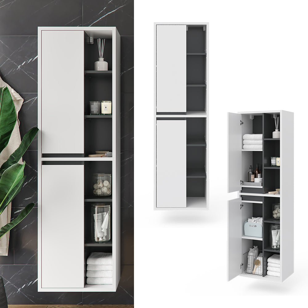 Vicco Mobile bagno alto Bianco 50 x 170 cm