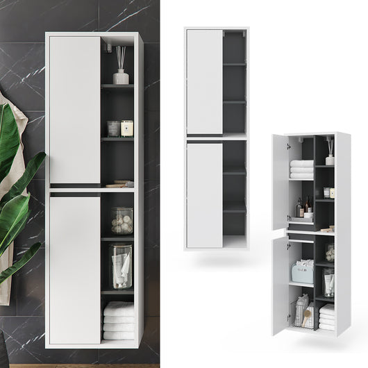 Vicco Mobile bagno alto Bianco 50 x 170 cm