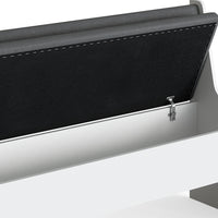 Vicco Panca ad angolo Bianco 41.5 x 136.6 cm