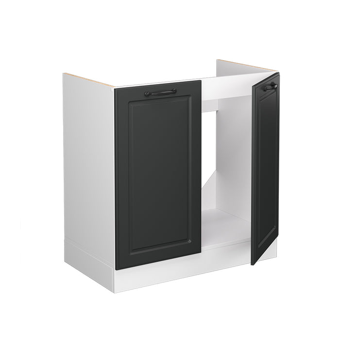 Vicco Mobile lavello cucina Antracite casa di campagna 80 cm , PL Antracite