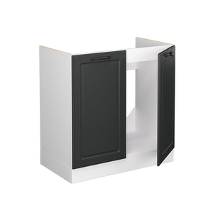 Vicco Mobile lavello cucina Antracite casa di campagna 80 cm , PL Rovere