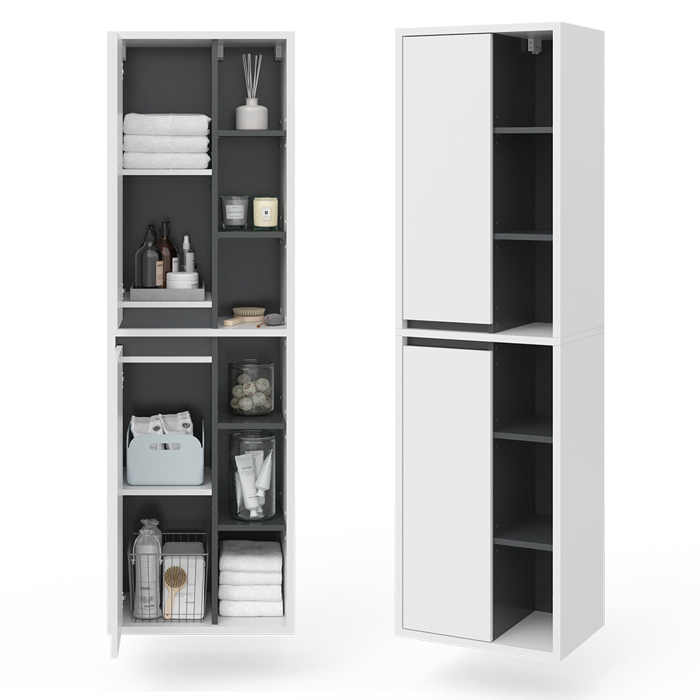 Vicco Mobile bagno alto Bianco 50 x 170 cm