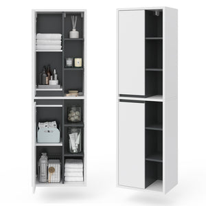 Vicco Mobile bagno alto Bianco 50 x 170 cm