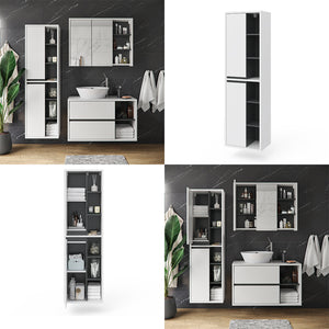 Vicco Mobile bagno alto Bianco 50 x 170 cm