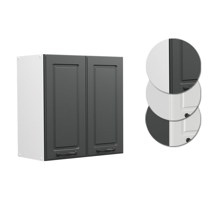 Vicco Pensile da cucina Antracite casa di campagna 60 cm