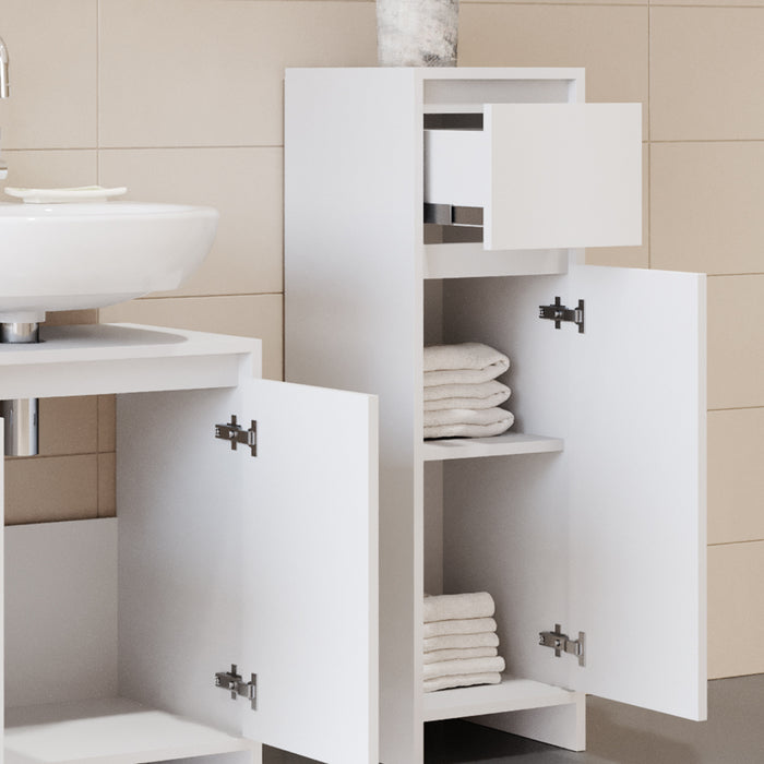 Vicco Mobiletto bagno Bianco 30 x 95 cm