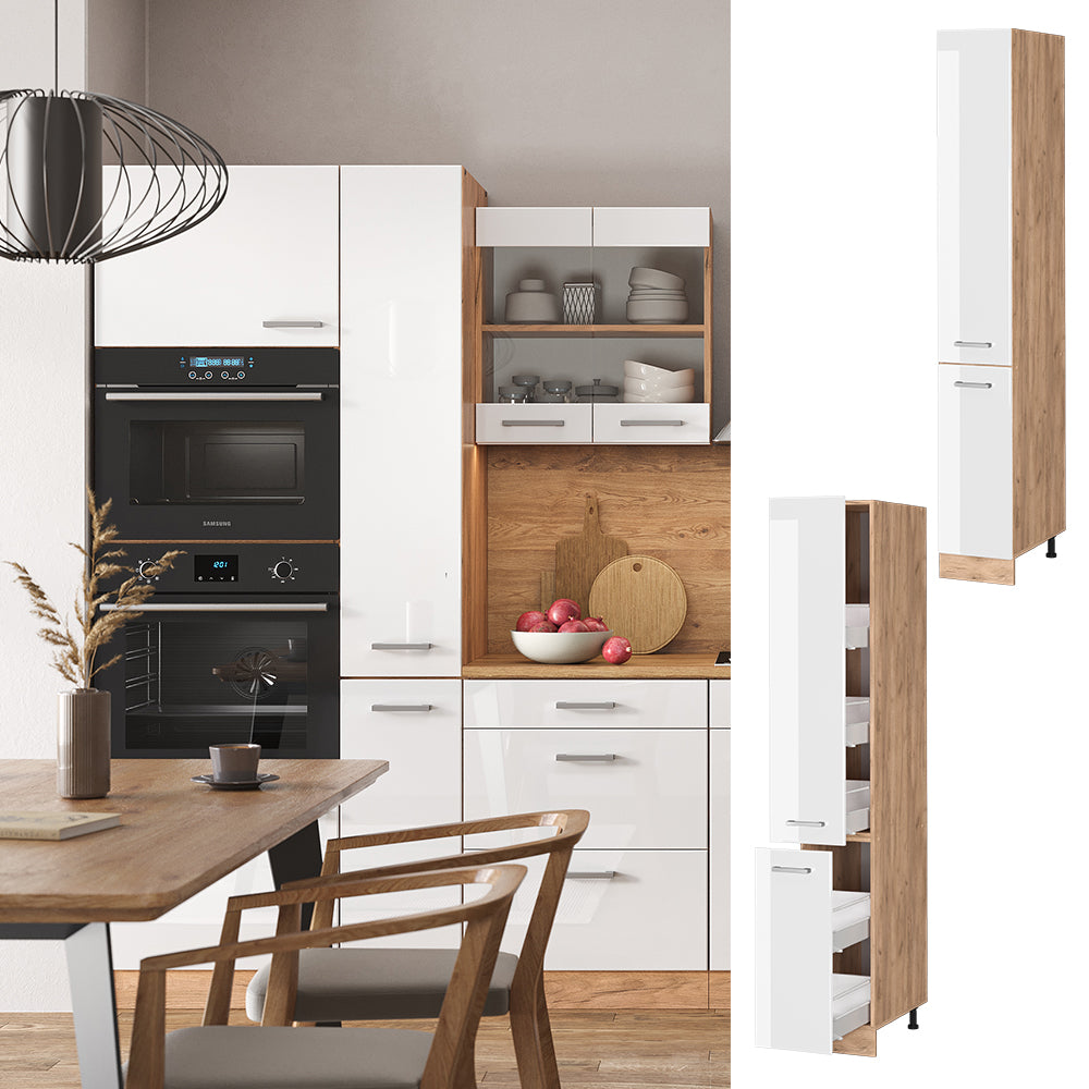 Vicco Armadio da farmacia Bianco lucido 30 cm