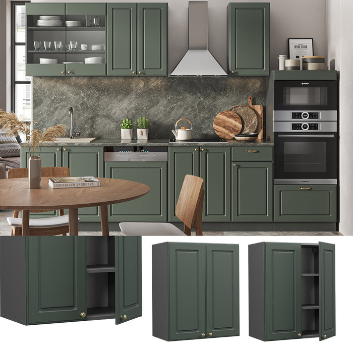 Vicco Pensile da cucina Verde-oro Country House 60 cm