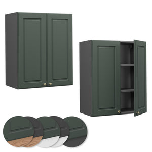 Vicco Pensile da cucina Verde-oro Country House 60 cm
