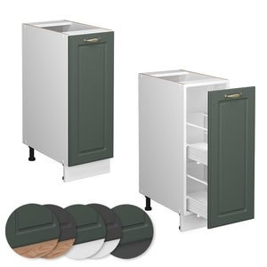 Vicco Armadio cucina dispensa alto Verde-oro Country House 30 cm , PL Antracite