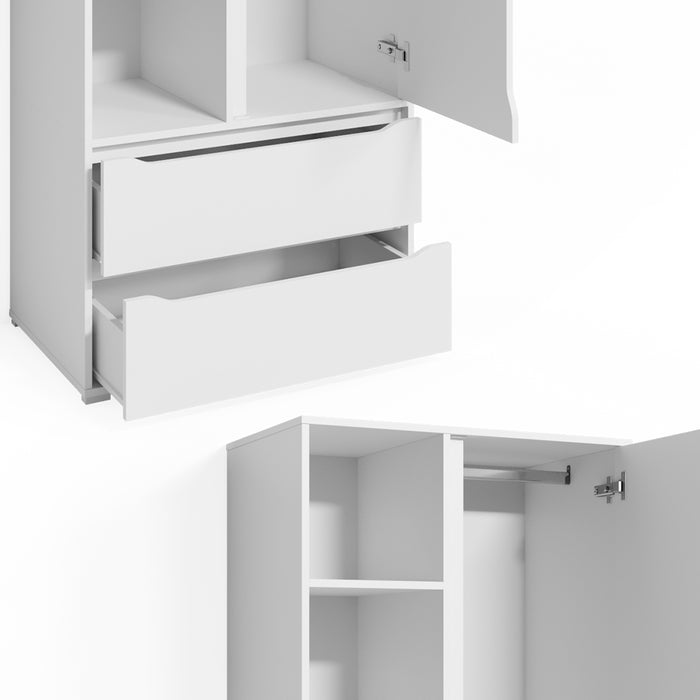 Vicco Armadio multifunzione Bianco 80 x 189.9 cm