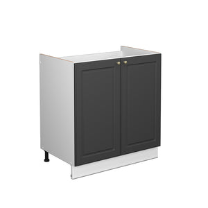 Vicco Mobile sottolavabo per bagno Antracite-oro 80 x 82 cm Senza piano di lavoro