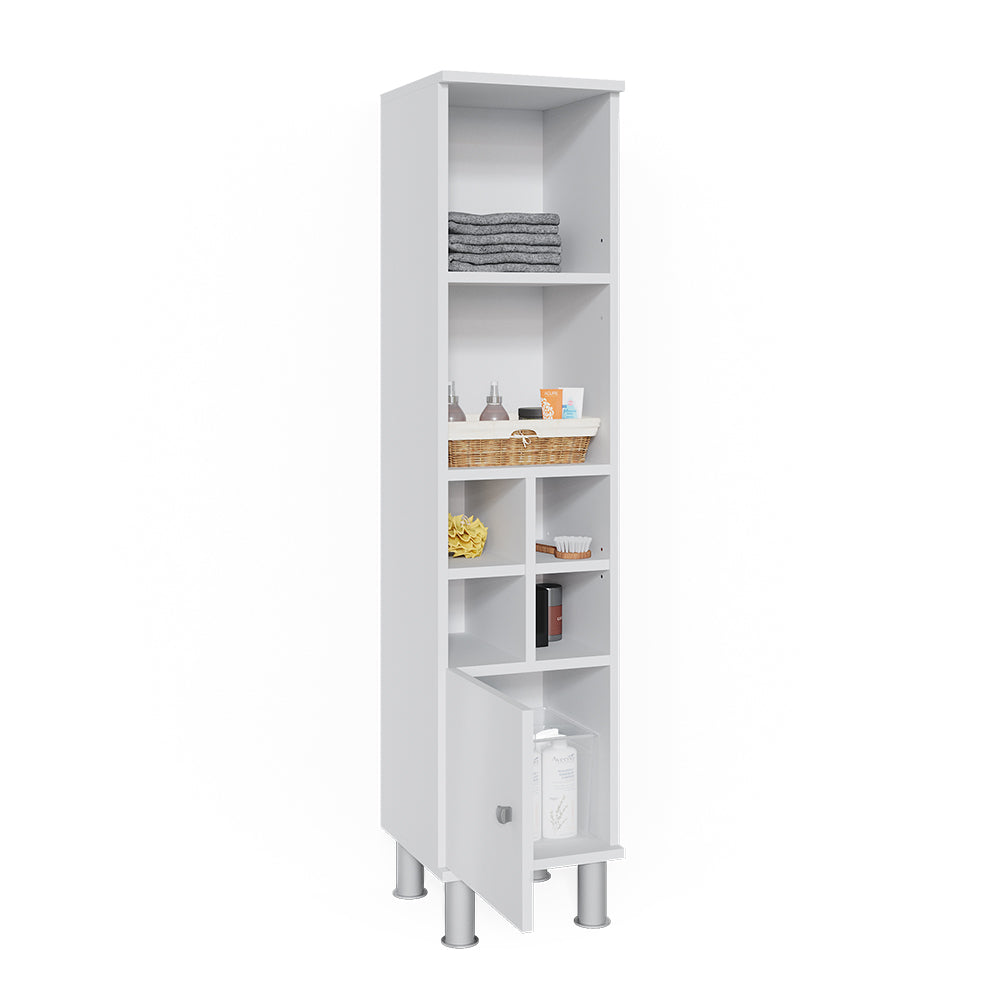 Vicco Mobiletto bagno Bianco 30 x 130.6 cm porta piccola