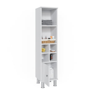 Vicco Mobiletto bagno Bianco 30 x 130.6 cm porta piccola