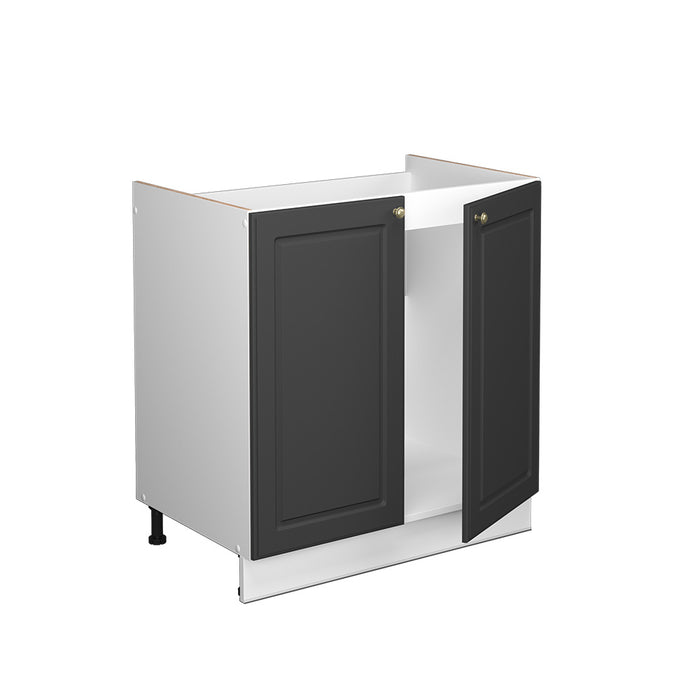 Vicco Mobile lavello cucina Antracite-oro 80 cm , PL Rovere