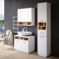 Vicco Mobile sottolavabo per bagno Bianco 80 x 64 cm