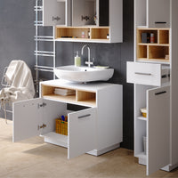Vicco Mobile sottolavabo per bagno Bianco 80 x 64 cm