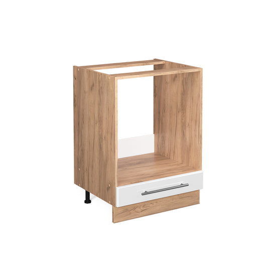 Vicco Mobile per forno da incasso Bianco lucido 60 cm senza piano di lavoro