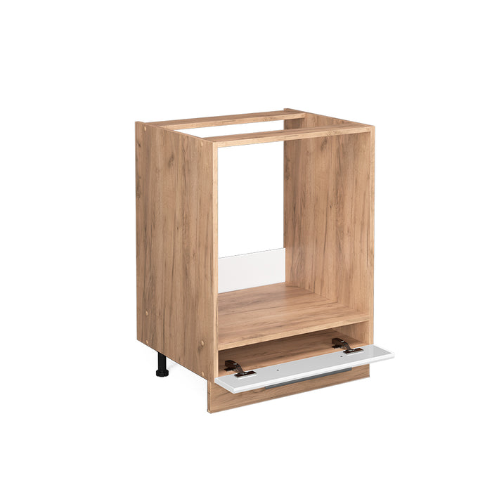 Vicco Mobile per forno da incasso Bianco lucido 60 cm , PL Antracite