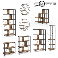 Vicco Divisorio per ambienti Legno antico 120 x 120 cm