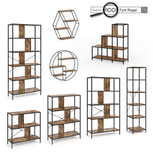 Vicco Divisorio per ambienti Legno antico 120 x 120 cm