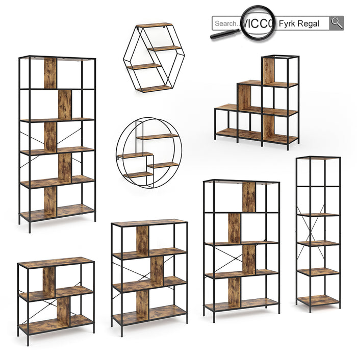 Vicco Divisorio per ambienti Legno antico 120 x 120 cm