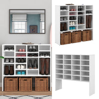 Vicco Scarpiera Bianco 104 x 99 cm