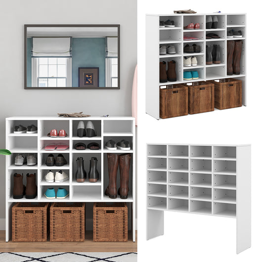 Vicco Scarpiera Bianco 104 x 99 cm