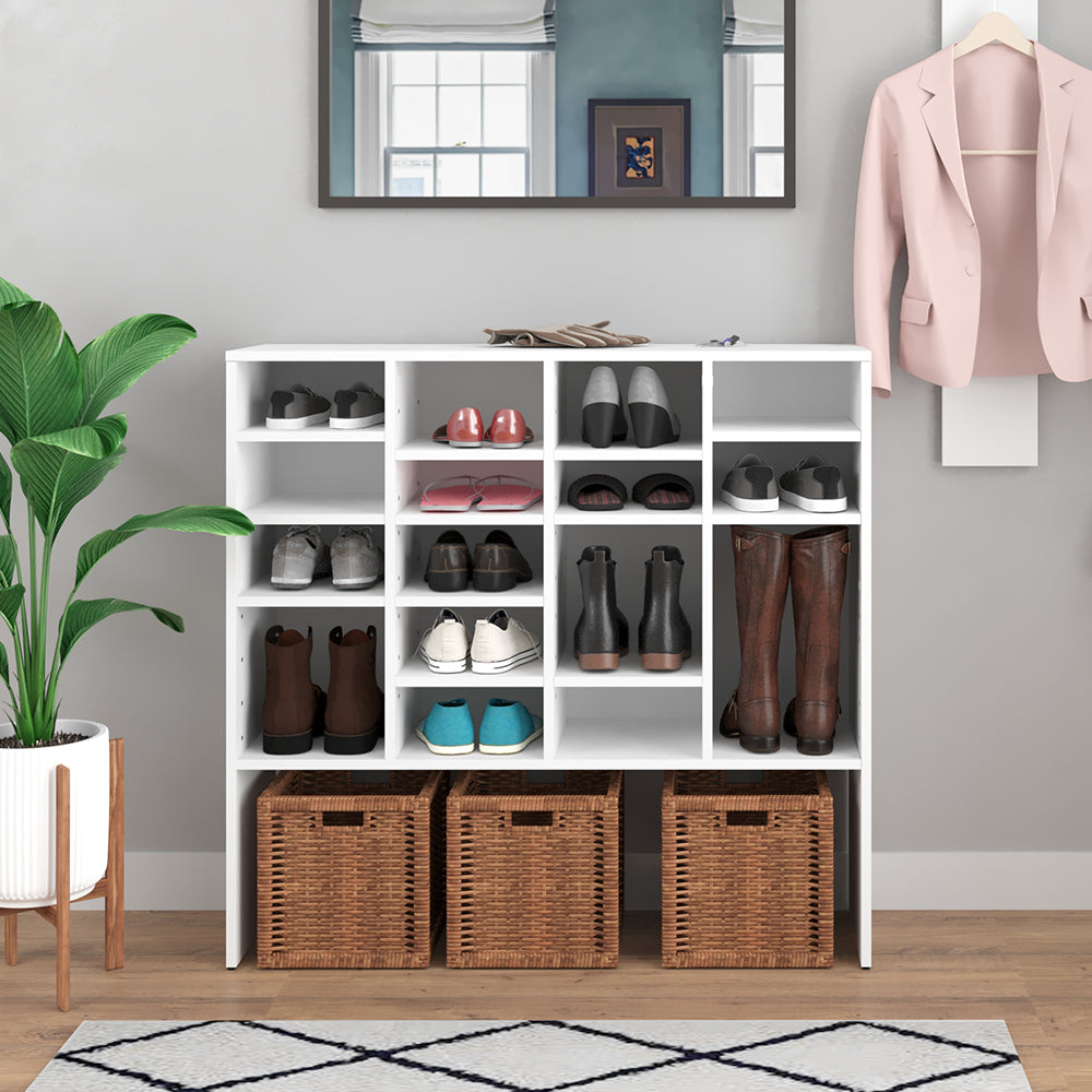 Vicco Scarpiera Bianco 104 x 99 cm